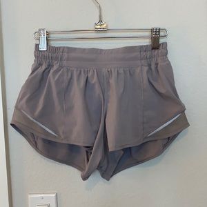 Lululemon Hotty Hot Low Rise Short 2.5" Grey Lilac